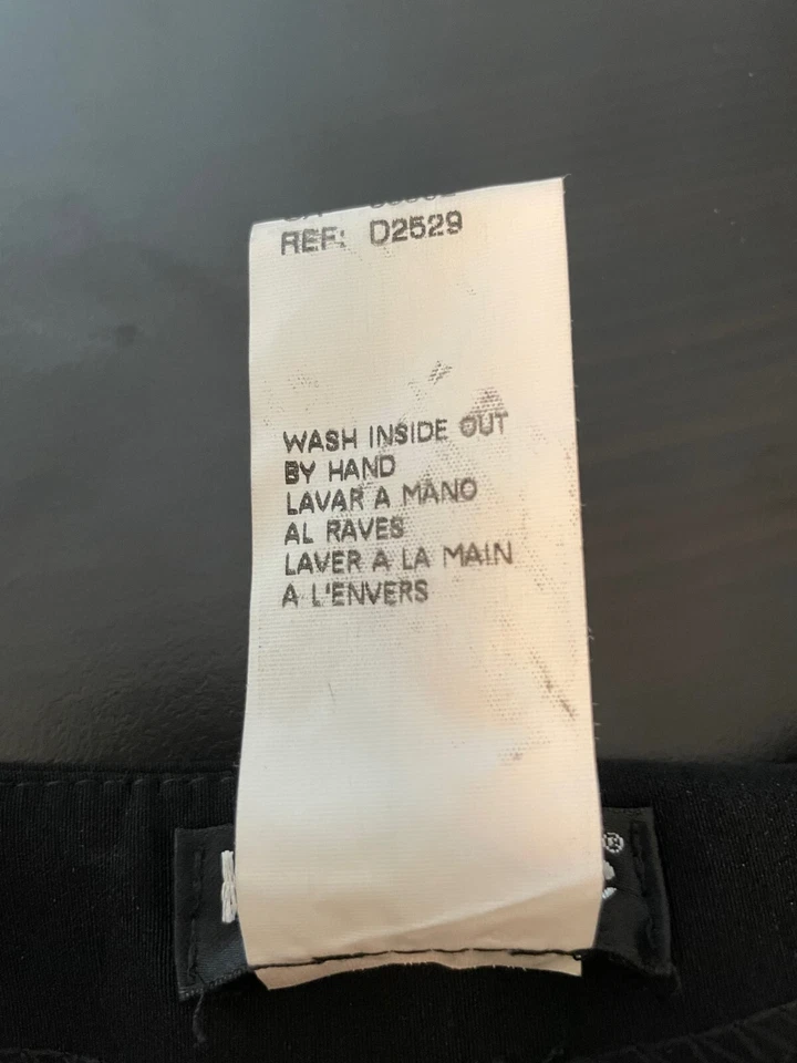 Vintage Bebe Womens Pants Size 2 Black Sequin Hem Skinny Leg Rave Club 90s Y2K - Image 4 of 4