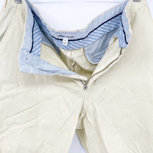 Peter Millar Crown Crafted Bedford klassische Herrenshorts Baumwollmischung Größe 36 - Bild 3 von 8