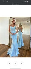 Mermaid Corset Back Prom Dress With Appliques