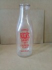 Vintage Rich's Dairy at Caldwell Place Marion, NY-One Quart Painted Milk Bottle — photo 9