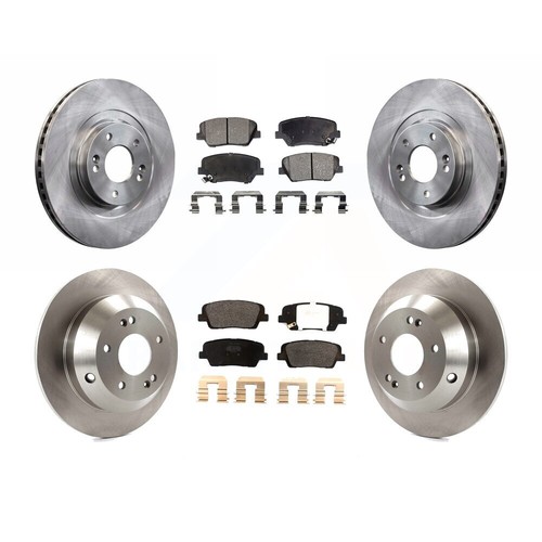 AutoShack 4pcs Front Ceramic Brake Pad Set Driver And Passenger