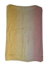 LS106 PINK WHITE YELLOW GRADIENT COLOR CHANGE 100% SILK SCARF SHAWL WRAP 20"X68"