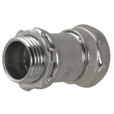 RACO 2904 Connector,Steel,Overall L 1 29/32in 43GY39 PK 25