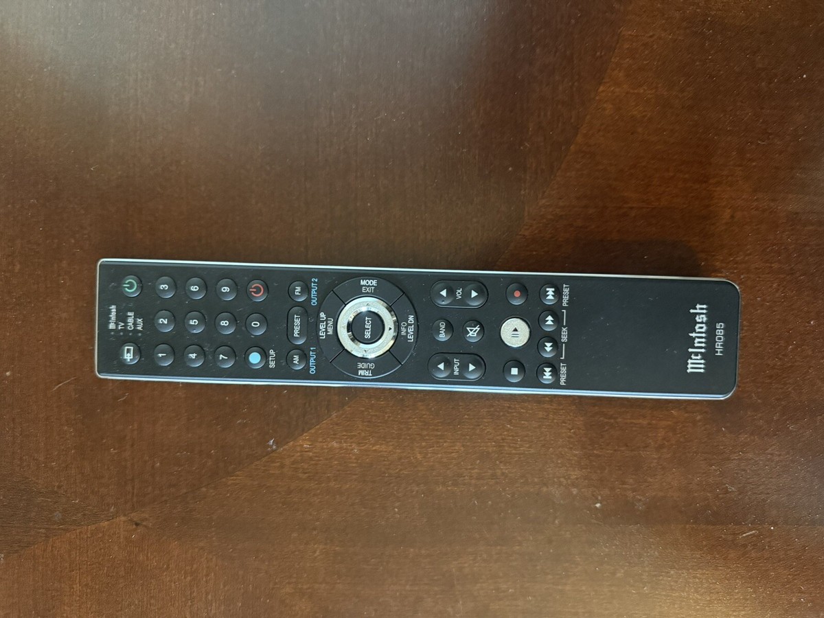 McIntosh C52 Stereo Preamp MM/MC Phono w/ HR085 Remote, All