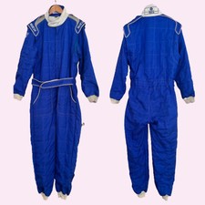 Vintage Sparco Kart Race Suit Blue Large CIK-FIA 2001/27