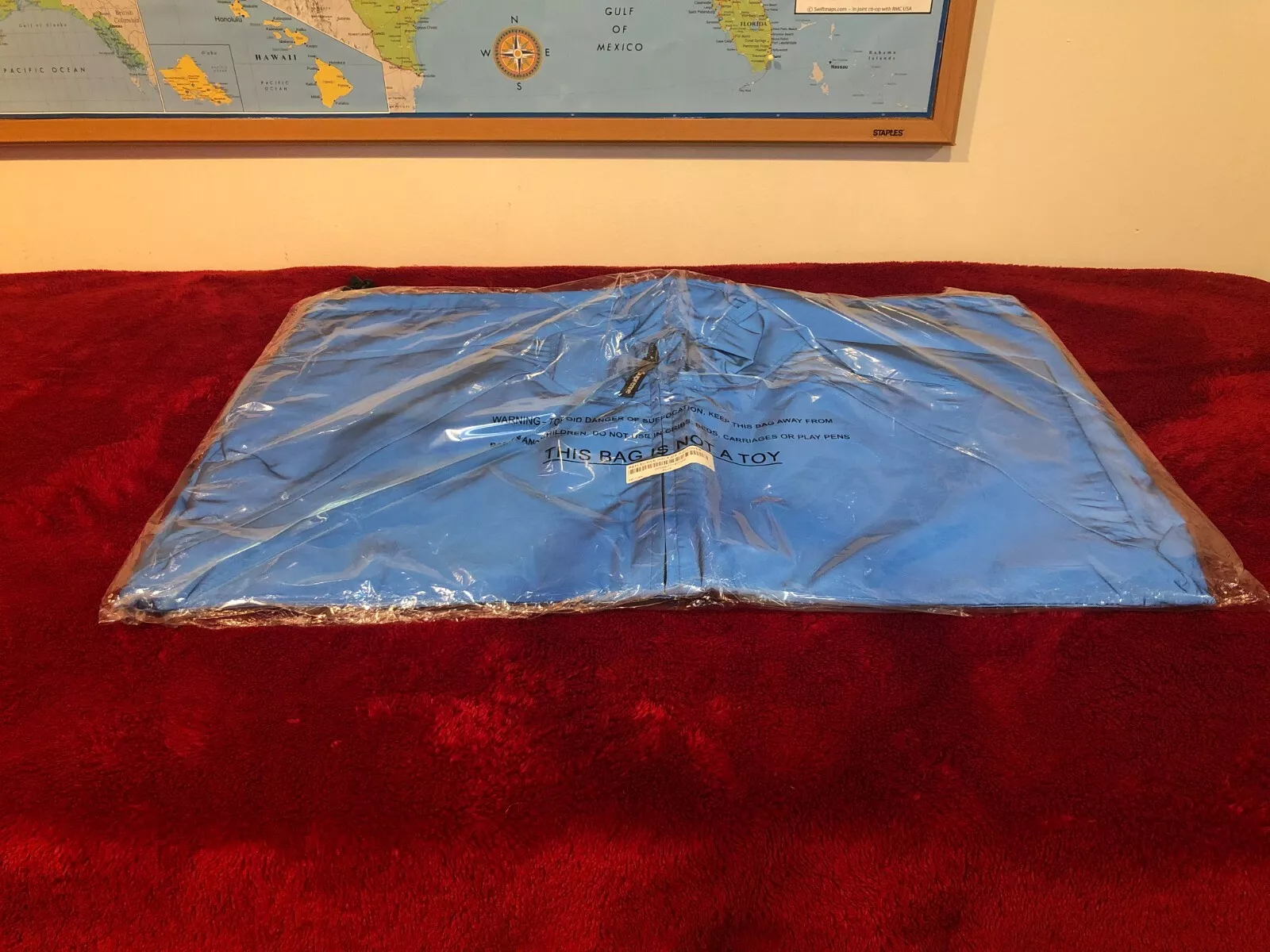 PULL DEMI ZIP SUPRÊME 3M BLEU MEDIUM
