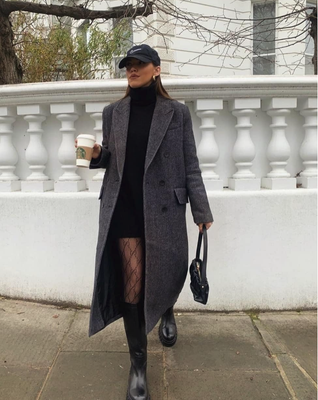 MANTEAU OVERSIZE FEMME ZARA MENTEGO LAINE MÉLANGÉE DOUBLE