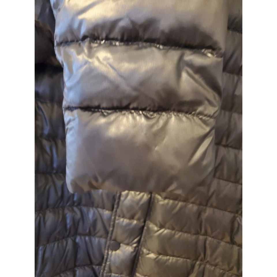 NUEVO SIN ETIQUETAS DUVETICA Hombres Plumón de Ganso Puro Acolchado Puffer Chaqueta Gris Talla 50 EE. UU. M Foto 3 de 4