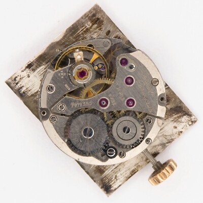 Vintage Girard-Perregaux 17.5 x 4.2 mm 17j Wristwatch Movement, Good Balance