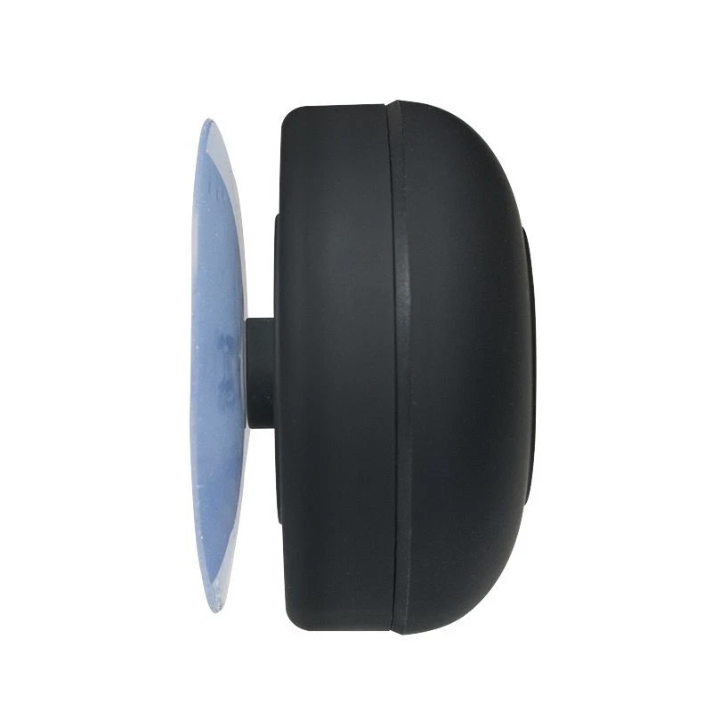 Bluetooth Lautsprecher Spritzwassergeschützt Saugnapf IP44 Dusche Bad Schwarz - Bild 4 von 4
