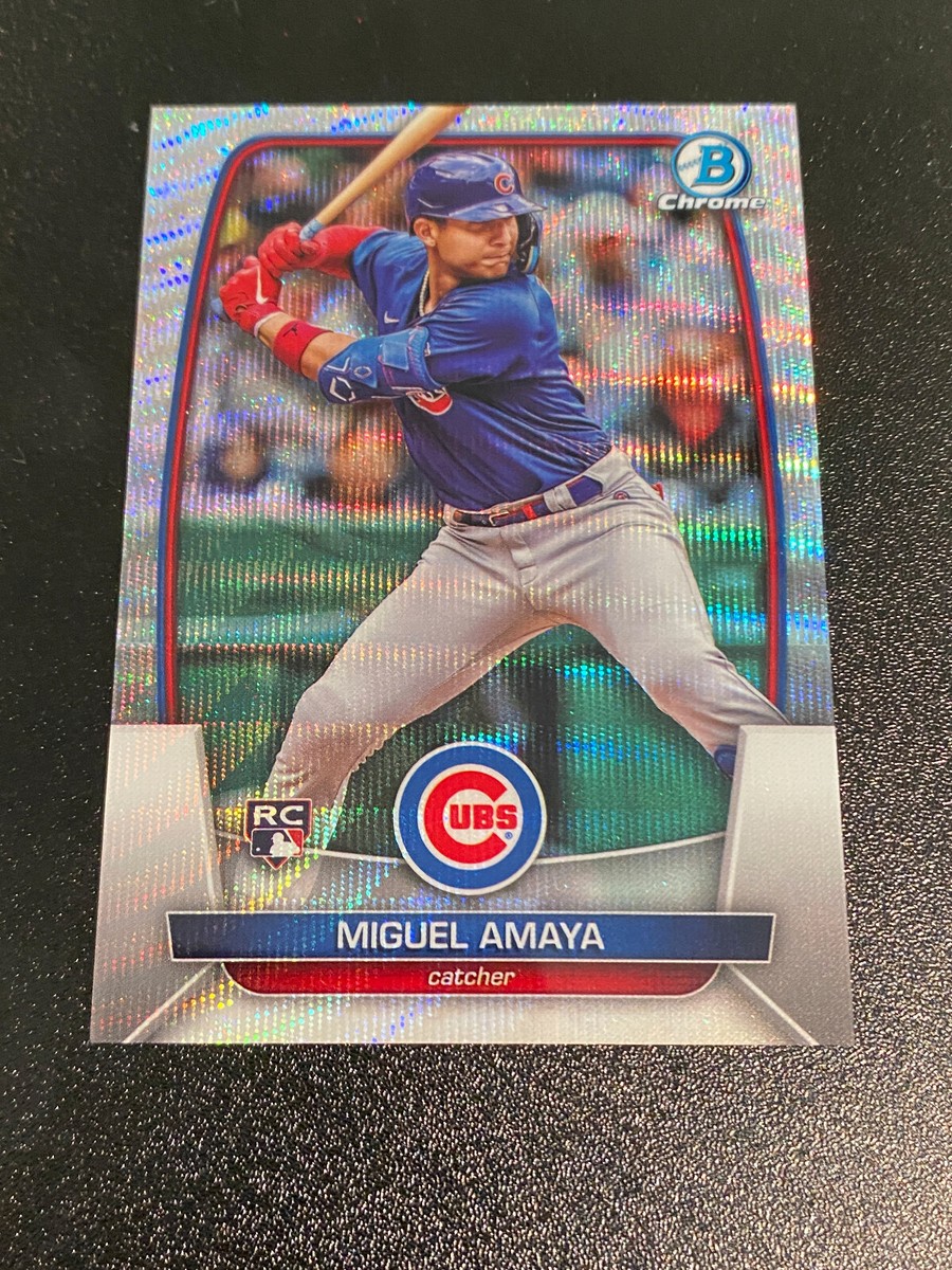その他 Miguel Amaya Bowman chrome RC Auto /100 2023 BOWMAN CHROME BASEBALL WAVE REFRACTOR /100 RC MIGUEL