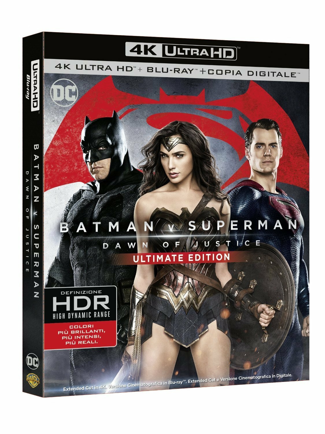 Blu Ray Batman V Superman: Dawn of Justice - (4K Ultra HD + Blu-Ray Disc)..NUOVO