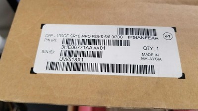 NEW ALCATEL LUCENT CFP-100GE SR10 MPO MODULE STOCK# 210991