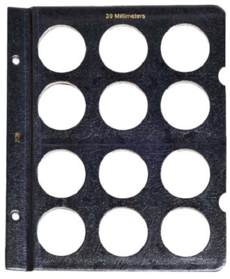 Whitman Album Classic Blank Page 2128 Blue For 39m Coins/Medals Custom Storage 