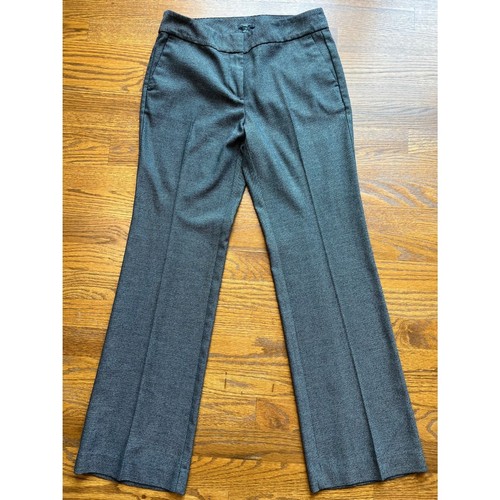 Ann Taylor Factory Women’s Dress Pants Work Slacks Black White Size 4P