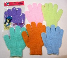 LOT OF 2,6,12,30 PIECES-BODY BATH SCRRUB GLOVES, EXFOLIATING ,SKIN CARE,CLEAN