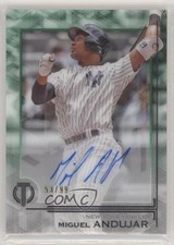 2019 Topps Tribute Tribute Auto Green 53/99 Miguel Andujar #TA-MA Auto 0qs0