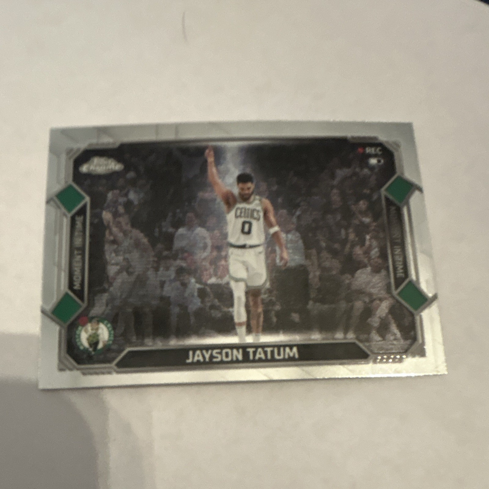 2025-26 Topps Chrome Update Series - Moment in Time Jayson Tatum #MT-6 Refractor