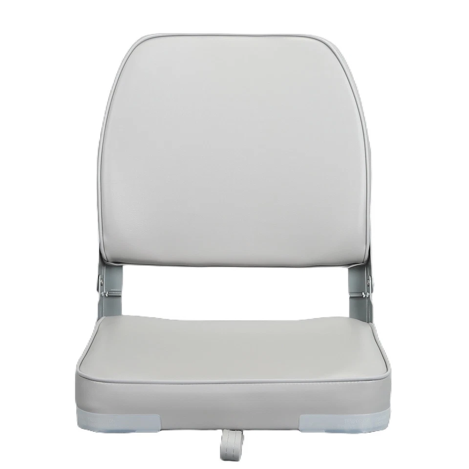 ERGOSEAT Low Back Boat Seat Fold-Down Fishing Boat Seat, 1 Pack, Light Gray - Image 2 of 4
