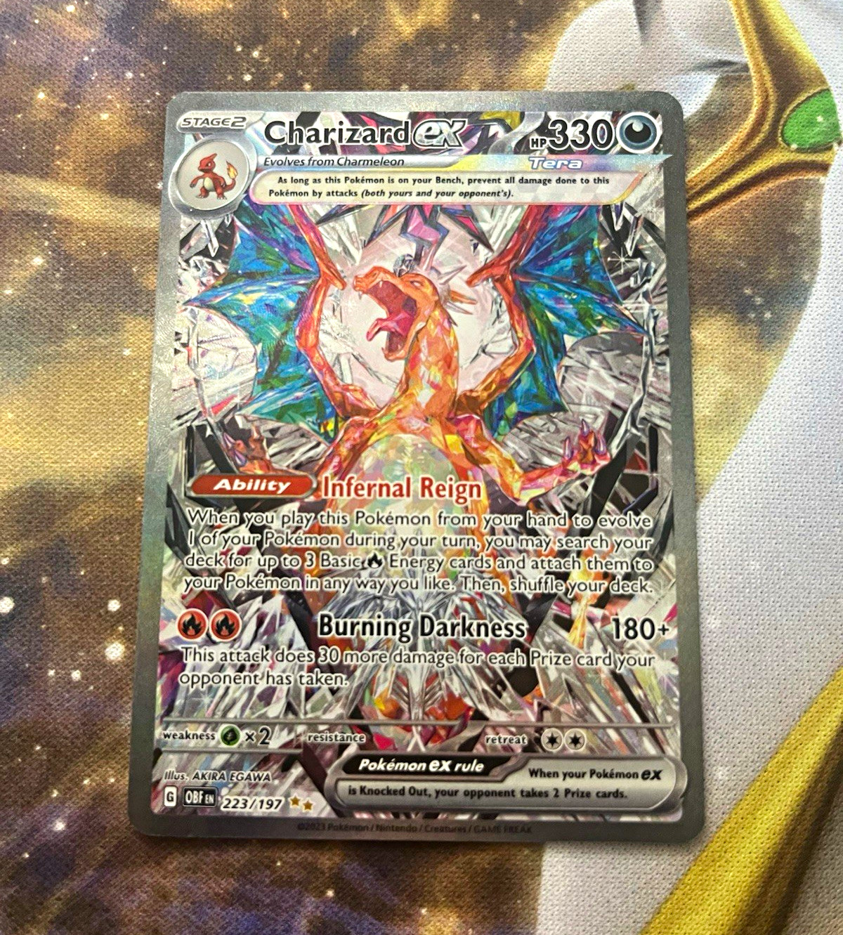 Charizard ex 223/197 SV03 Obsidian Flames SIR LP