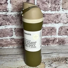 Owala Stainless Steel FreeSip Water Bottle OLIVE A SUDDEN 24oz  NWT