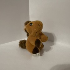 Vtg 1997 Galoob Pound Puppy Mini Horse Pony tan Stuffed Toy Animal