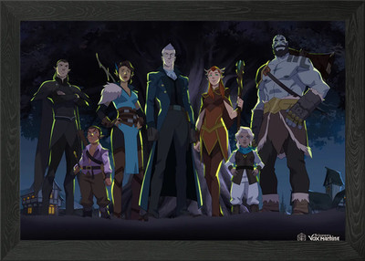 Team Vox Machina Gerahmtes Wandbild Poster Leinwanddruck Bild