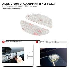 Paar Aufkleber f&uuml;r Telepass Befestigung Befestigung Trenner Fernbedienungen Handy Auto
