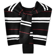 Sweater Shawl Wraps for Women Sweater Knitted Knotted Shawls Black/White/Red