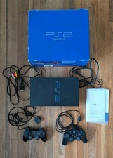 Sony PS2 Fat Console Bundle with 2 Controllers original box and manual, tested