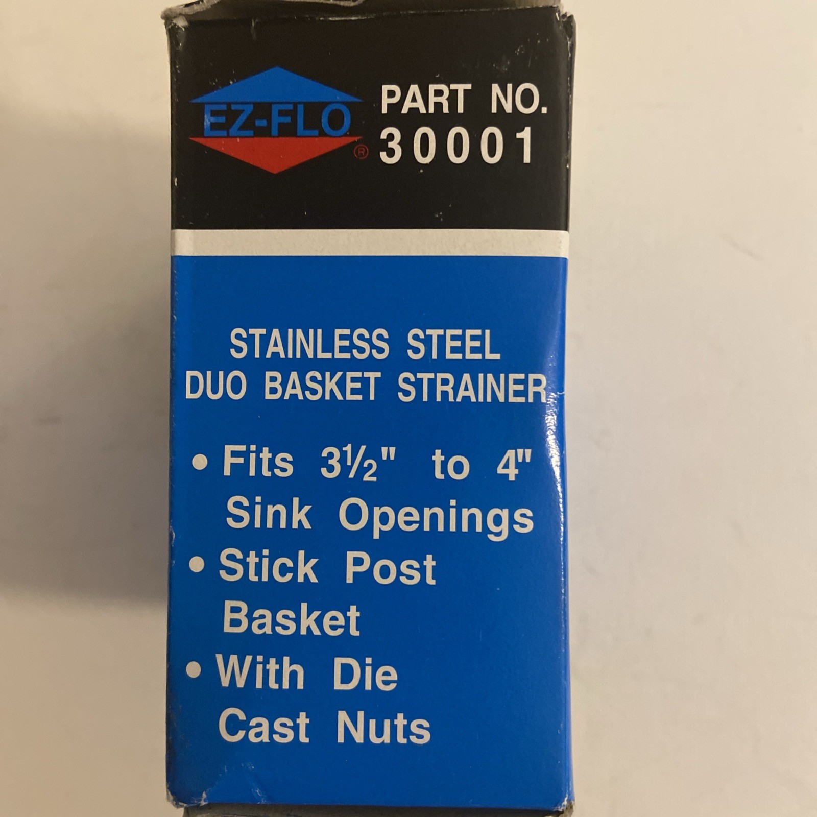 EZ-FLO Stainless Steel Duo Basket Strainer for Sinks Part No. 30001