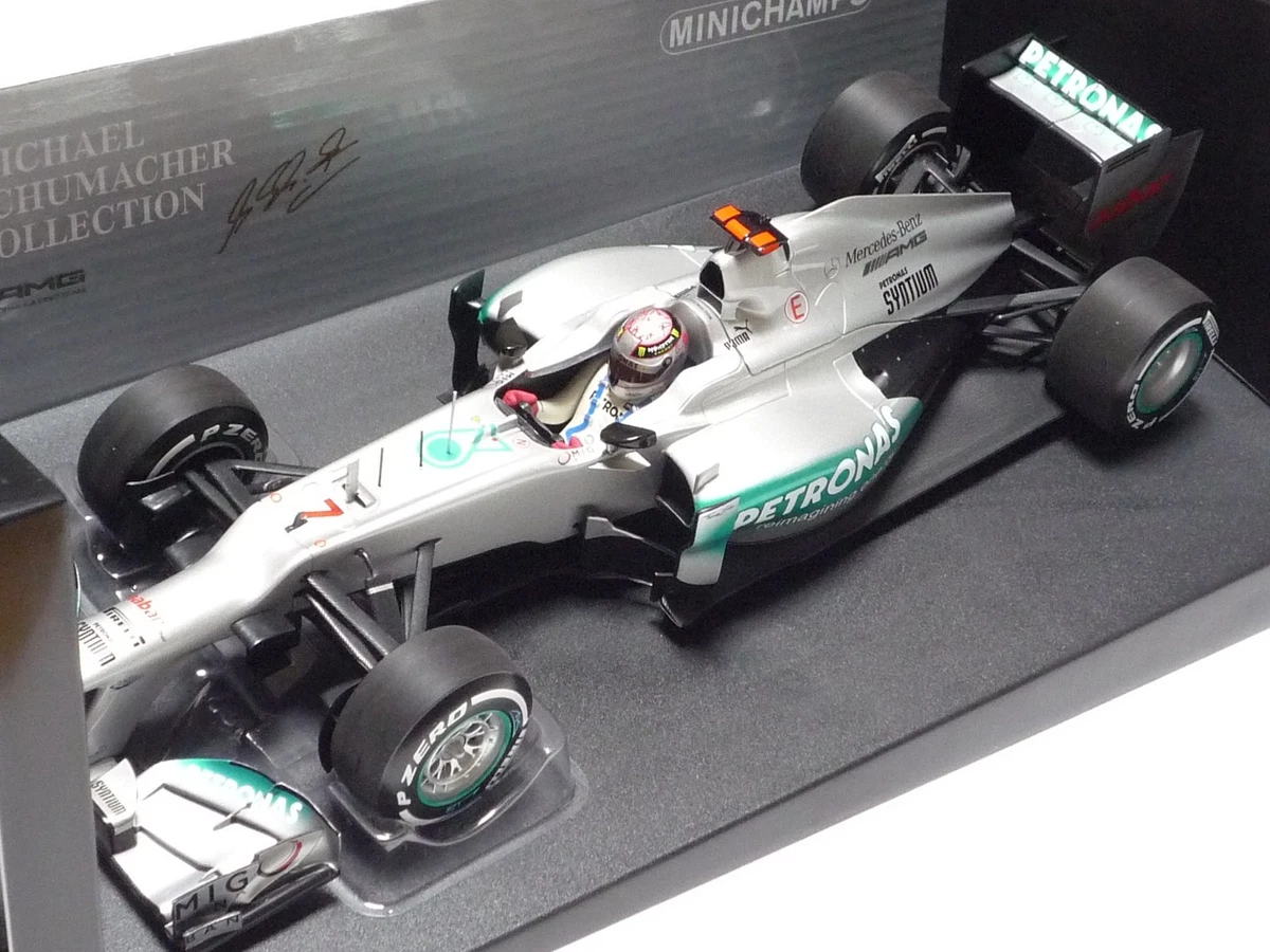 ミニチャンプス 1/43メルセデスGP W02 シューマッハ 限定品】ミニチャンプス1/43 2010メルセデス シューマッハ カムバック