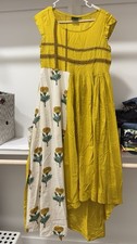 Indian Party Dress With Bright Vivid Colors and Beautiful Embroidery