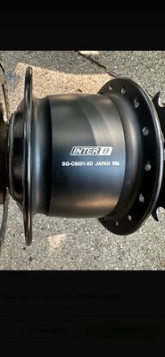 Shimano Nexus SG-C6001-8D 8-Gang Innennabe, Schwarz