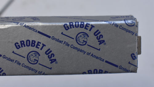 Grobet Swiss Pattern File Tre Quadrati 4" Taglio 2 31.369 9/32" Wide Tang Tool - Foto 4 di 5