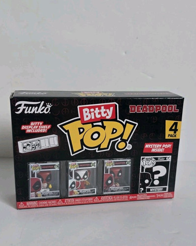 Funko Bitty POP! Deadpool (Backyard Griller) Marvel paquete de 4 figuras de vinilo nuevas - Imagen 1 de 2