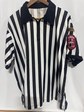 Uniforme de árbitro vintage años 90 XL IHSAA 1/4 cremallera hecho en EE. UU. parches de Indiana envío rápido