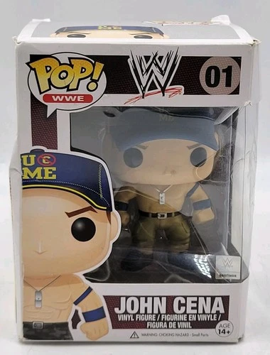 Funko Pop! Vinyl WWE John Cena 01 Wrestling Action Figure Vaulted Read