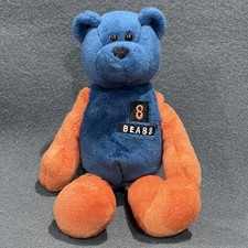 Vintage 1999 Limited Treasures Chicago Bears Beanie Baby Bear Rookie McNown 8