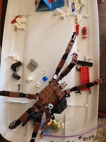 LEGO 8089 WITH FIGURES AND PARTS FROM OTHER SETS STAR WARS