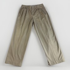 Vintage Eddie Bauer Relaxed Fit Chino Pants Men's 34x30 Khaki Wrinkle Resistant
