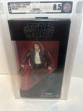 Hasbro Star Wars The Black Series Han Solo AFA 8.5 Force Awakens