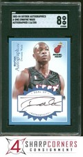 2003 SKYBOX AUTOGRAPHICS #A-DW2 DWYANE WADE RC HOF #/200 POP 1 SGC 8