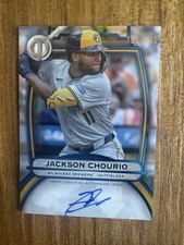 2025 Topps Tribute - Tribute Autographs Jackson Chourio #TA-CHO /199 (AU)