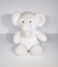 Kellytoy Kellybaby Elephant Plush Gray Rattle Crinkle Stuffed Animal Toy 14" EUC