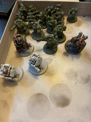 Games Workshop Warhammer 40K Space Marines Ultramarines Mixed Lot Painted Minis