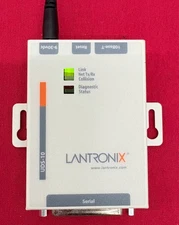 LANTRONIX® UDS-10 SERIAL TO ETHERNET INTERFACE 080-212-000 w/ POWER SUPPLY