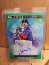 Naoyuki Uwasawa 2024 Topps Inception Emerging Star Auto Green /125 Red Sox