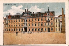 Koblenz Germany Post Office Historic Building Vintage Postcard