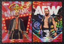 2026 AEW UD Allure Nick Jackson Star Attractions 084/199 Red + Base Red Pulsar